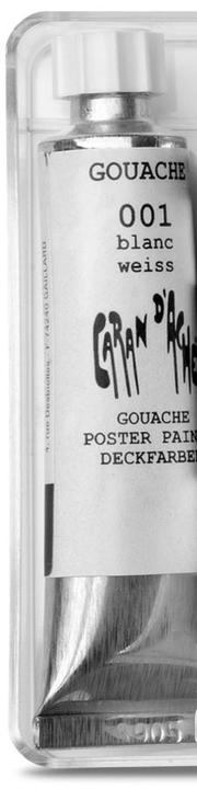 Image du produit Caran d'Ache Gouache Studio Tube 10ml (Top blanc, 10 ml)