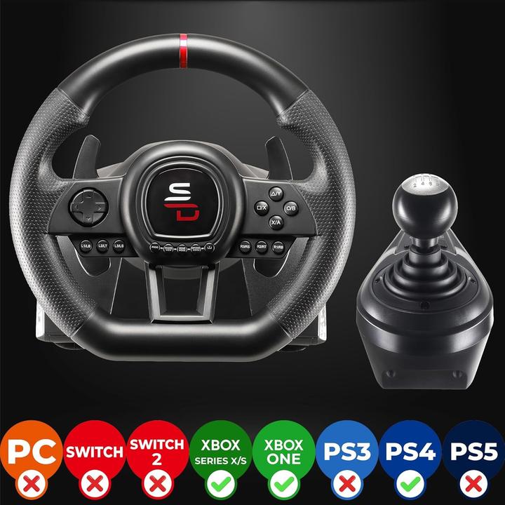 Actual product image Subsonic Superdrive GS 650-X Racing Wheel (PS4, Xbox One S, Xbox One X, Xbox Series S, Xbox Series X)