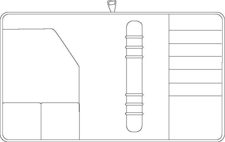 Actual product image Chronoplan Ring binder (A5, German)