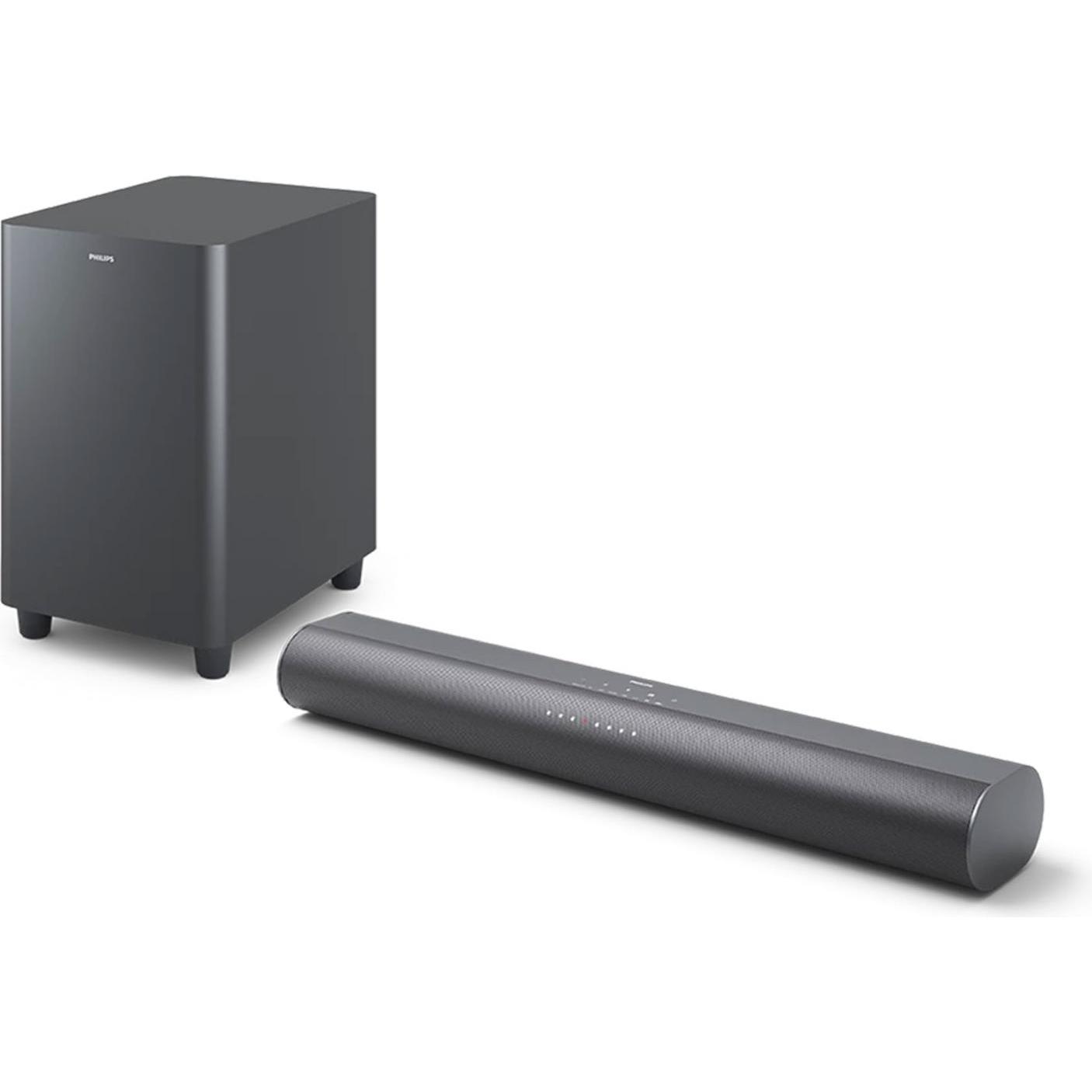 Philips TAB6100/10 (200 W, 2.1 Kanal), Soundbar, Grau