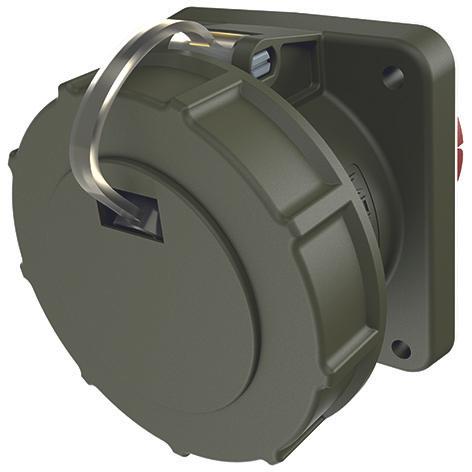 Mennekes MEN 23177 63A5P 2H>50V>300-500HZ Scatola di giunzione TM IP67, Accessori di elettronica + Alloggiamento, Verde