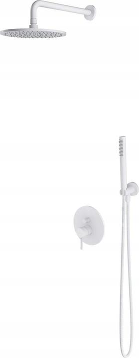 Omnires Y-Unterputz-Duschset mit Regenbrause, mattweiss