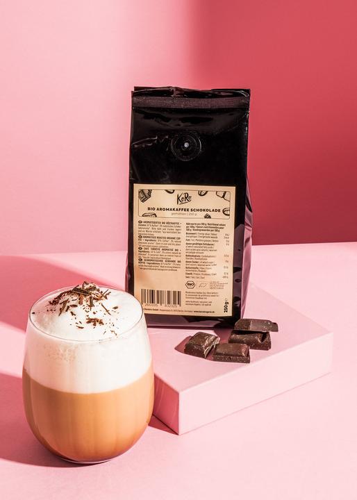 Actual product image KoRo Roasted organic coffee with chocolate flavour, ground (250 g)