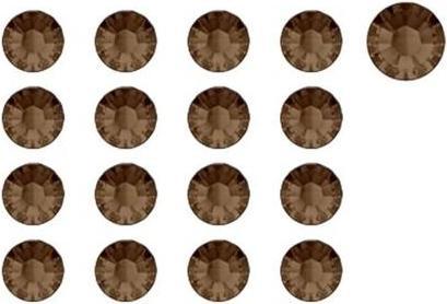 Beautynails Bna Strass Smoked Topaz Size 5 - 17 Mm, 1440 Pieces (Artificial nails)