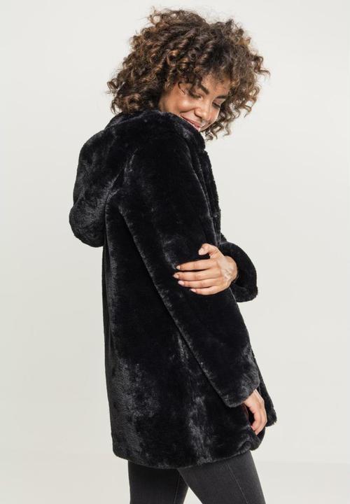 Produktbild Urban Classics Ladies Hooded Teddy Coat (XS)