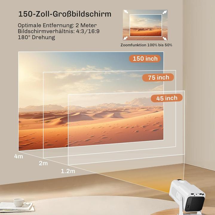 Produktbild Novidarte Smart Projektor Full HD (Full HD)