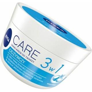 NIVEA, Gesichtscreme, Care 3In1 Nourishing Lightweight Face Cream 100Ml (100 ml, 24h Creme)