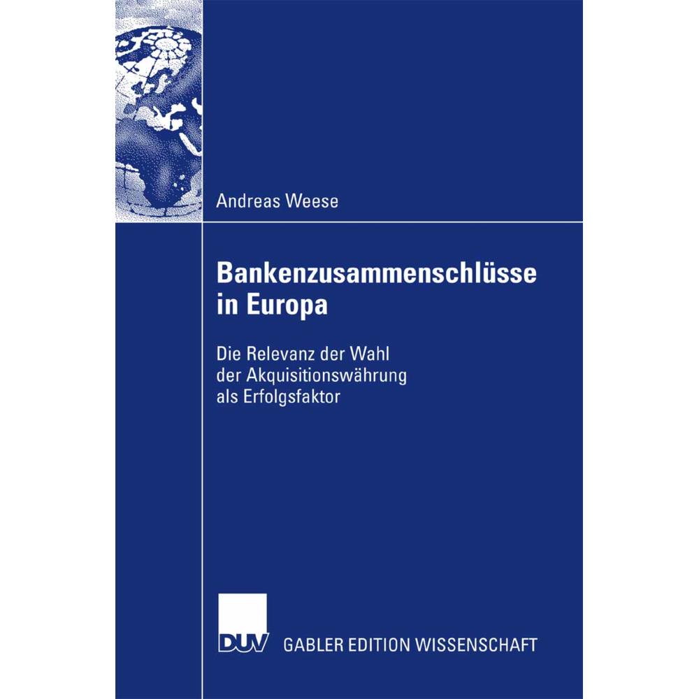 Bankenzusammenschlüsse in Europa, Fachbücher
