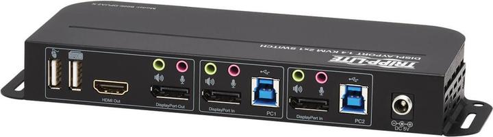 Produktbild Eaton 2-Port DisplayPort/USB KVM Switch 4K 60Hz HDR HDCP 2.2 IR DP 1.4 USB Sharing USB 3.0