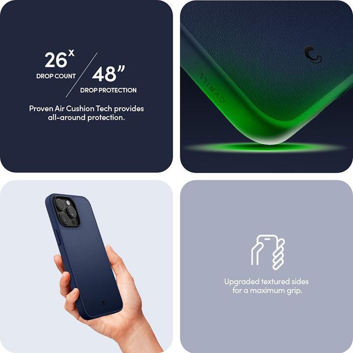 Actual product image Cyrill Kajuk Mag Magsafe Iphone 15 Pro Navy (Apple iPhone 15 Pro)