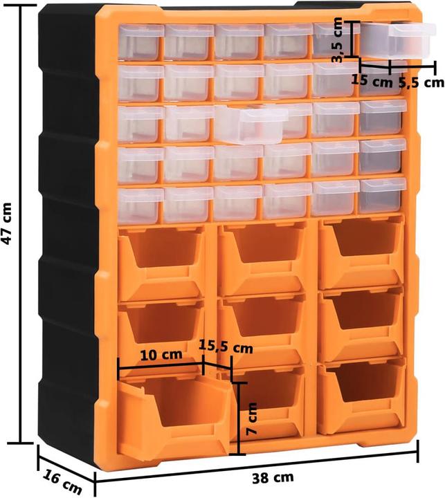 Actual product image vidaXL Multi-Schubladen-Organizer