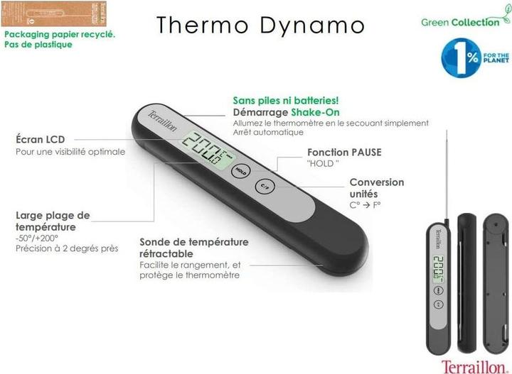 Image du produit Terraillon Thermomètre step Thermo Dynamo F