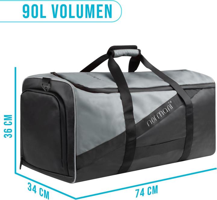 Immagine prodotto Normani Borsa sportiva 90 l North Pass (90 l)