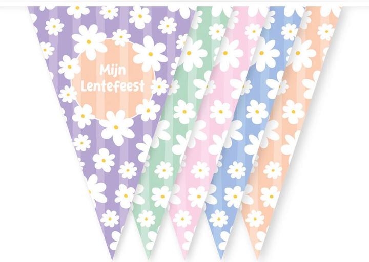 Produktbild Globos Europe Gänseblümchen-Wimpelkette Meine Frühlingsfeier - 10 m