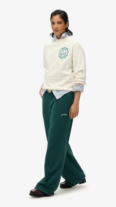 Produktbild Superdry Essential Jogginghose mit Logo und weitem Bein (L)