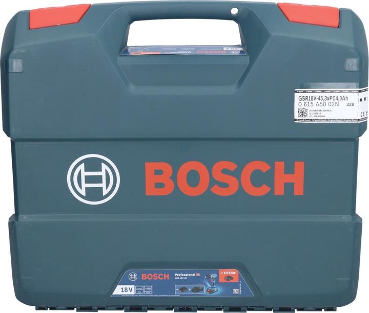 Bosch Professional Prof. Set: Akku-Bohrschrauber GSR 18V-45, 3 x ...