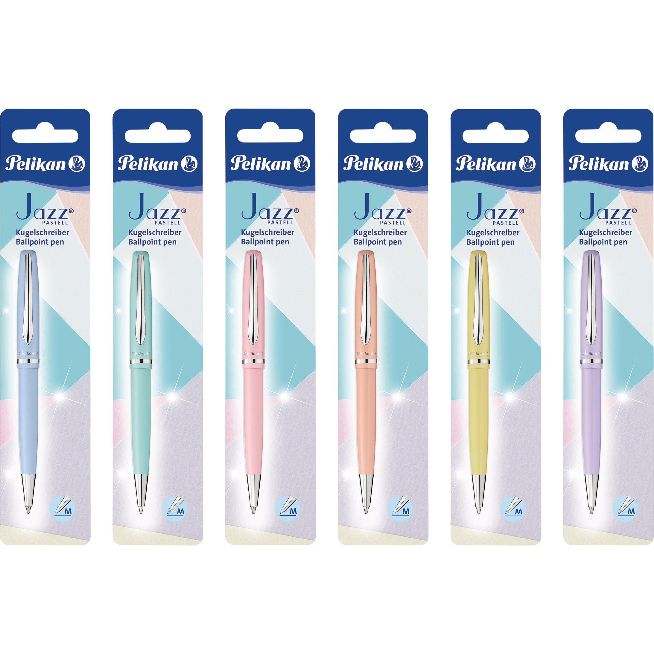 Pelikan, Schreibstifte, Kugelschreiber Jazz Pastel M (Blau, 1 x)
