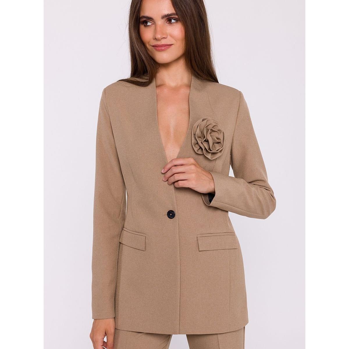 Stylove, Damen, Anzug, Sakko, Beige, (XXL)