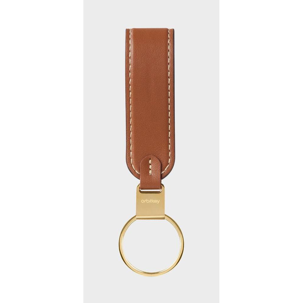 Thumbnail - Orbitkey Loop Schlüsselanhänger, karamell, Tracker, Braun