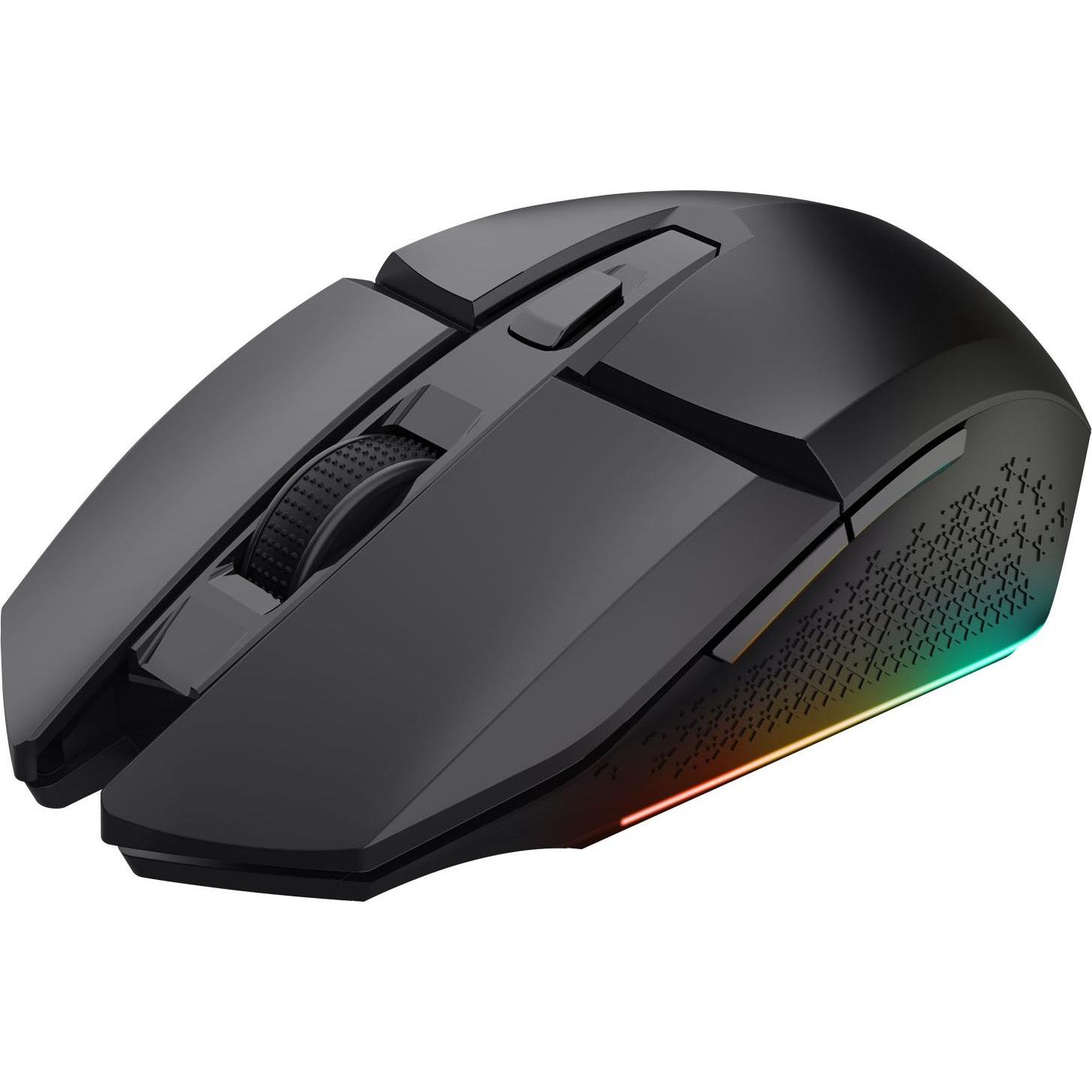 Trust GXT110 Felox (Kabelgebunden, Kabellos), Maus, Schwarz
