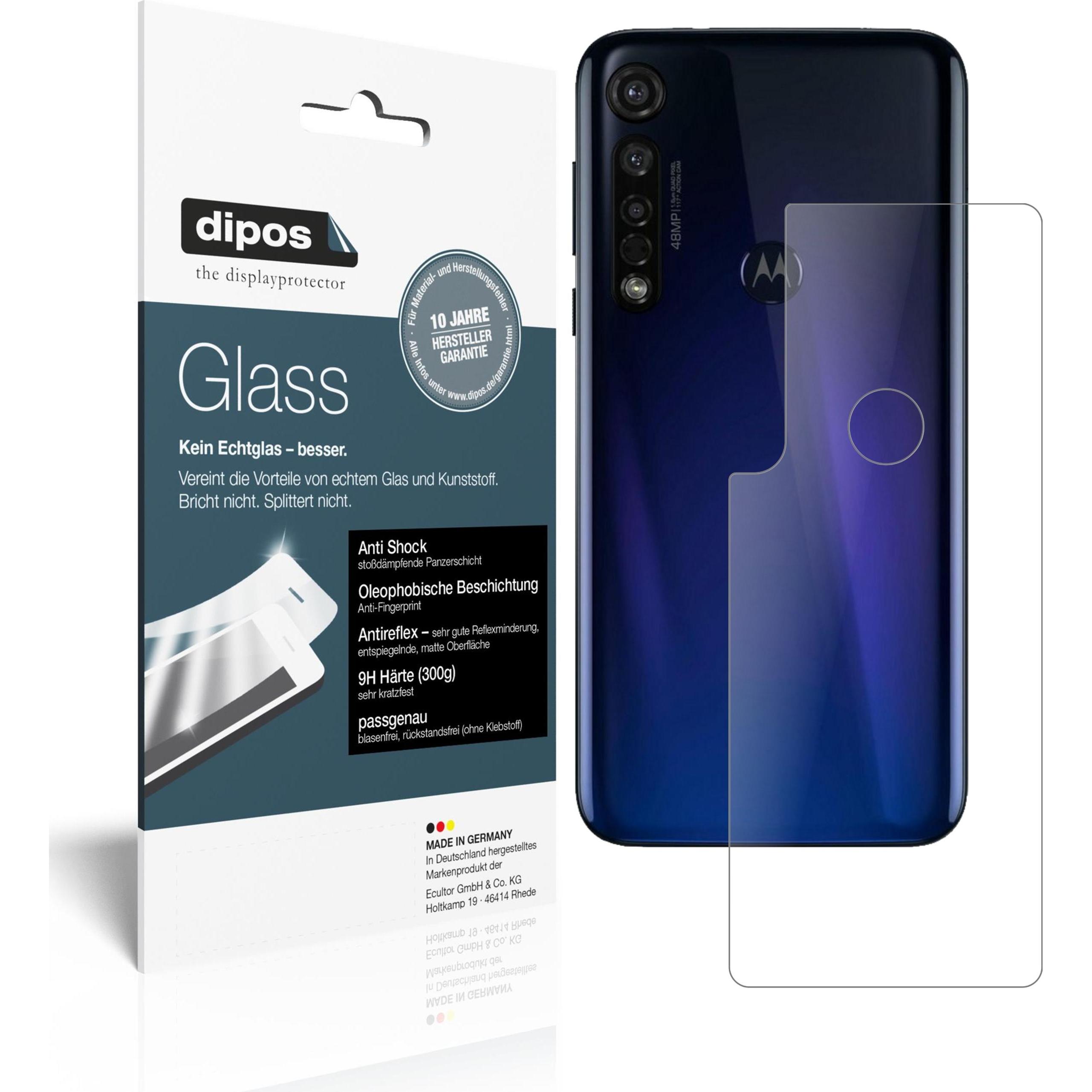 Dipos Displayschutz Anti-Shock (2 Stück, Motorola Moto G8 Plus), Smartphone Schutzfolie, Transparent