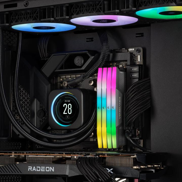 Productafbeelding Corsair D532GB 6000-30 Vengeance RGB bk K2 COR EXPO (2 x 16GB, 6000 MHz, DDR5 RAM, DIMM 288 pin)