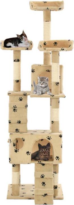 Actual product image vidaXL Lewis (170 cm, Beige with paw print)
