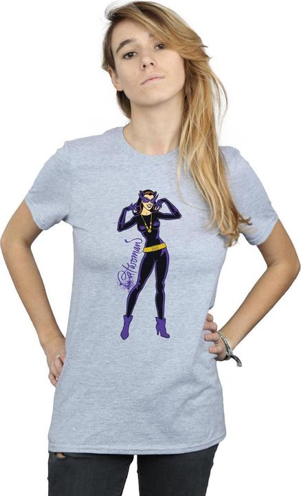 Produktbild Catwoman Happy Pose Baumwolle Boyfriend TShirt (XL)