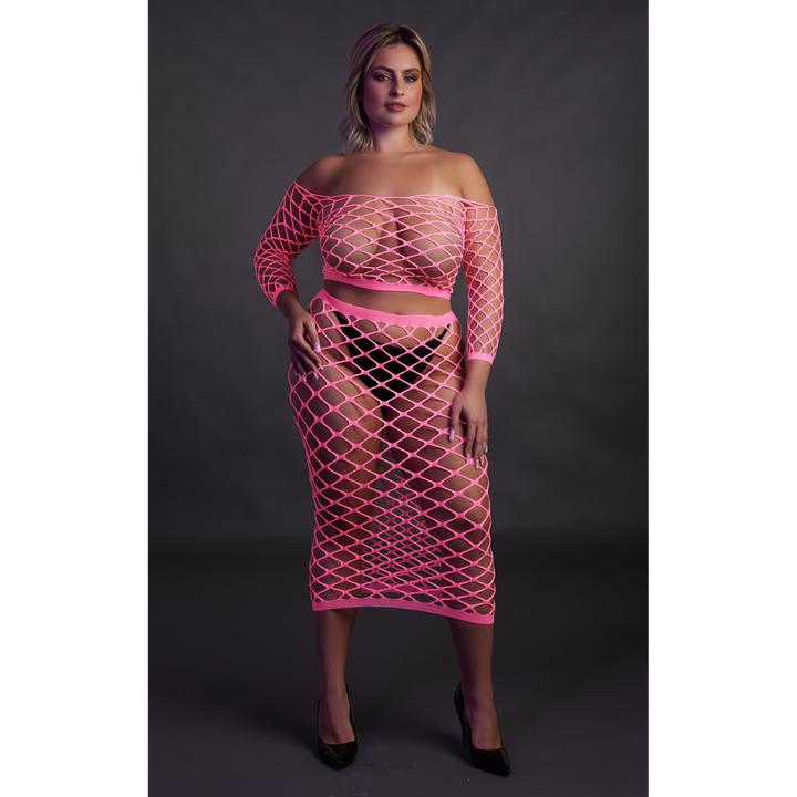Produktbild Ouch! Long Sleeve Crop Top and Long Skirt