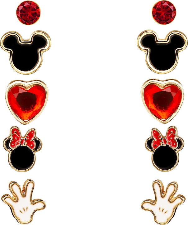NoName MINNIE - Set de 5 Paires de Clous d'Oreilles (Sterling Silber)