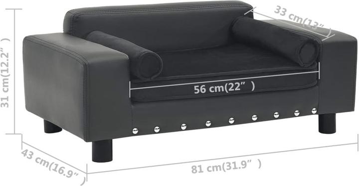 Produktbild vidaXL Hundesofa (Hund)