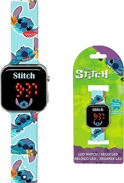 Actual product image Kids Euroswan Disney Stitch LED Watch (Digital watch, 30 mm)