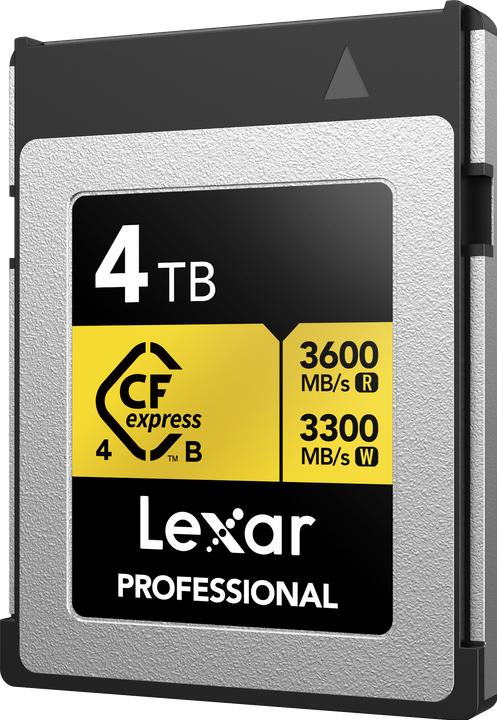 Actual product image Lexar Professional Gold (4000 GB, CFexpress type B)