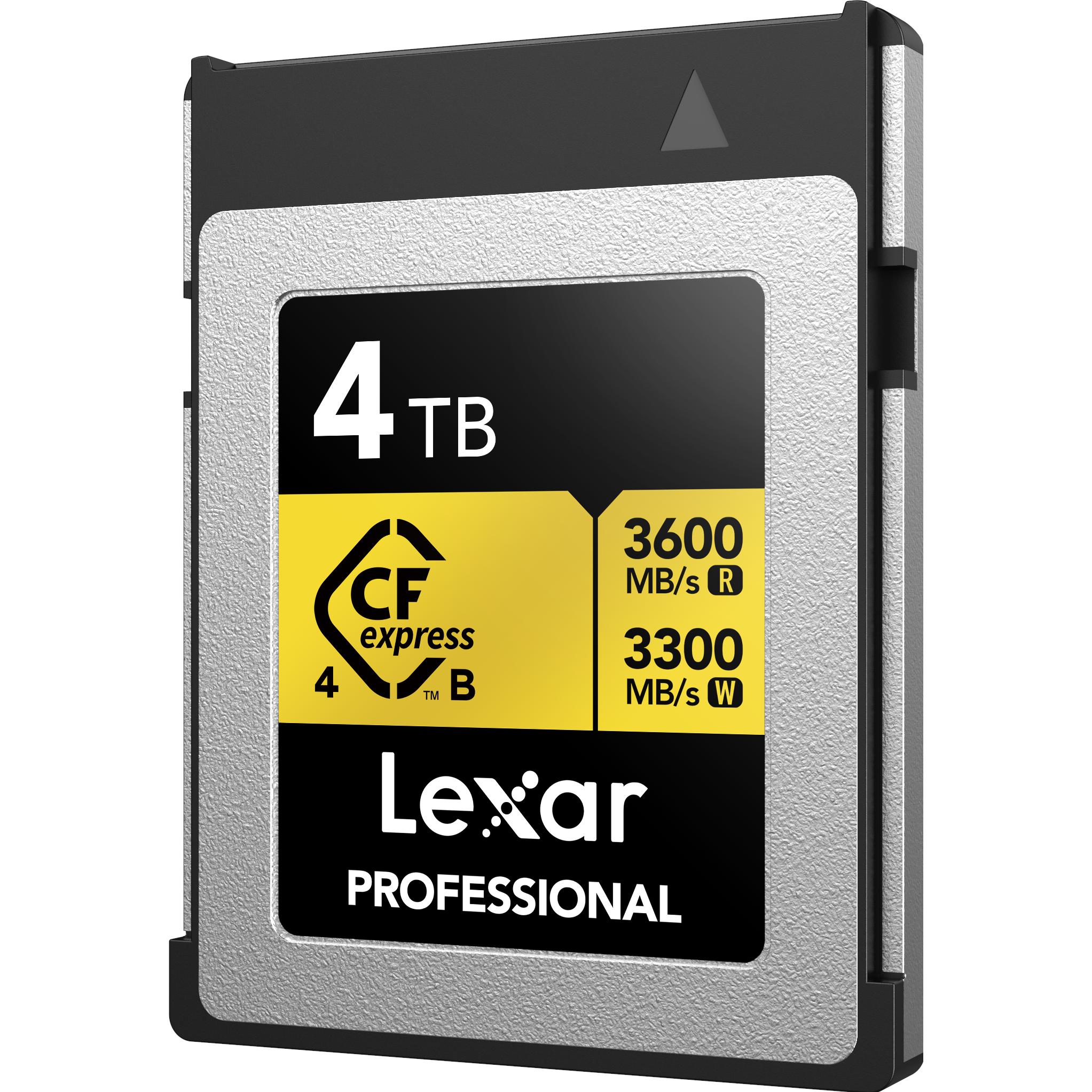 Thumbnail - Lexar 3600MB/s CFexpress 4.0 B 4TB Gold (4000 GB, CFexpress Typ B), Speicherkarte, Gold
