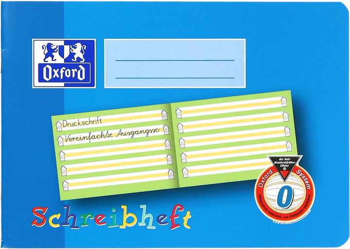 Image du produit Oxford Cahier d'écriture A5 horizontal (A5, Couverture rigide)