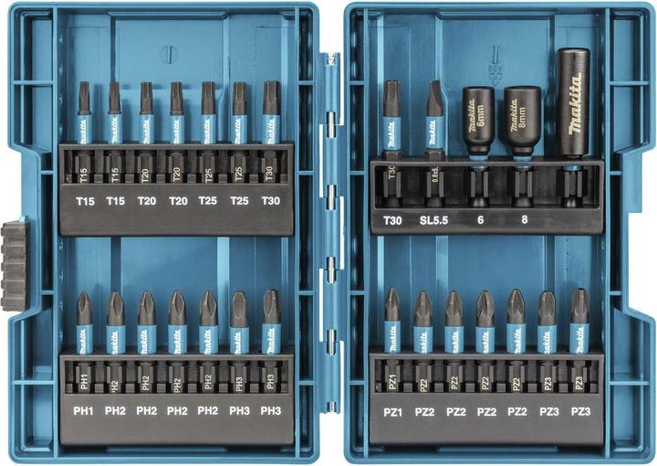 Produktbild Makita Impact Black-Bit-Set (Kreuz Phillips PH, Kreuz Pozidriv PZ, Schraubschlitz, Innensechsrund TX)