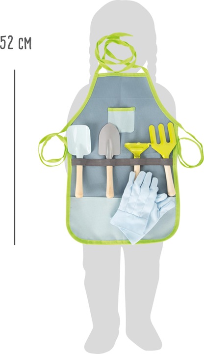 Actual product image small foot Garden apron with garden tools
