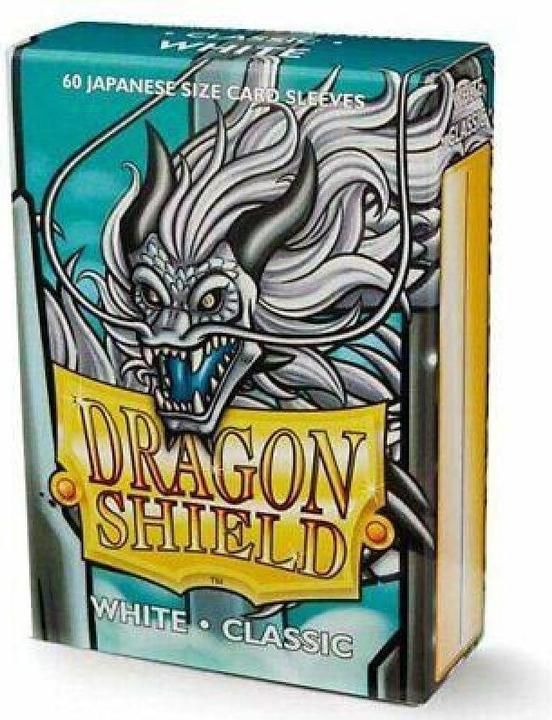 Produktbild Arcane Tinman Dragon Shield Small Sleeves - Classic White (60 Sleeves)