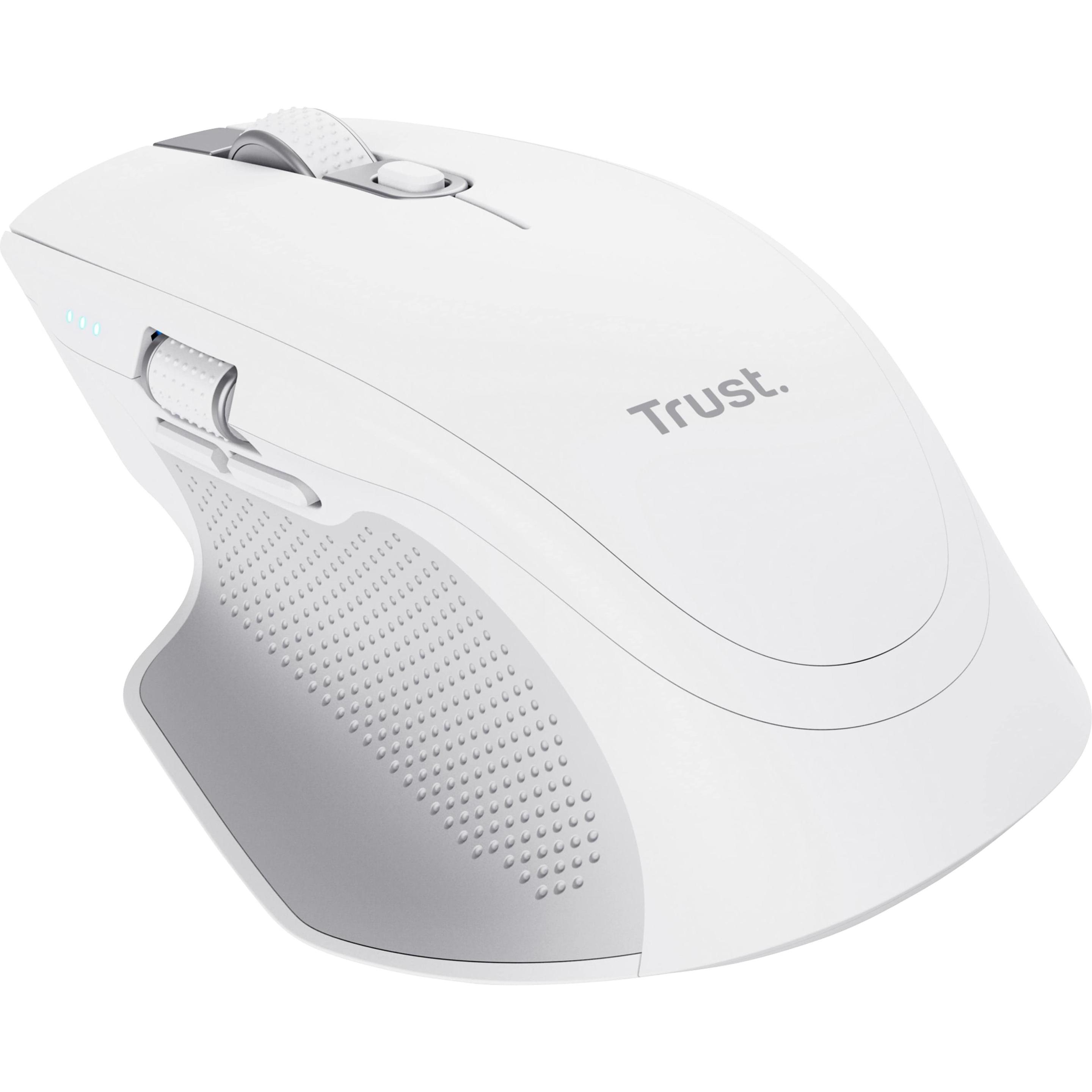 Thumbnail - Trust Ozaa+ Multi-Connect (Kabellos), Maus, Weiss