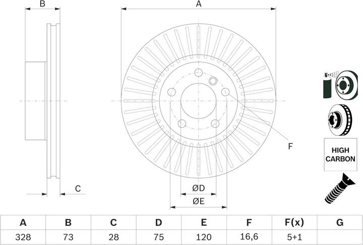 Produktbild zz_ArchivedbyPCD_Bosch Bremsscheibe (328 mm)