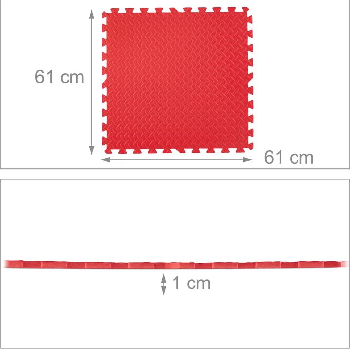 Actual product image Relaxdays Floor Mats For Sports & Fitness Equipment (10 mm)