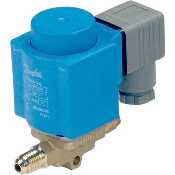 Danfoss, Zubehör Sanitärinstallation, EVR 3 Flare, 1/4 - Magnetventil, Flare, 1/4", NC, 0,270 m3/h