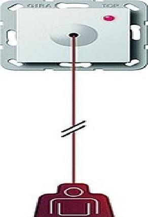 Produktbild Gira Zugtaster reinweiss 291203 System 55