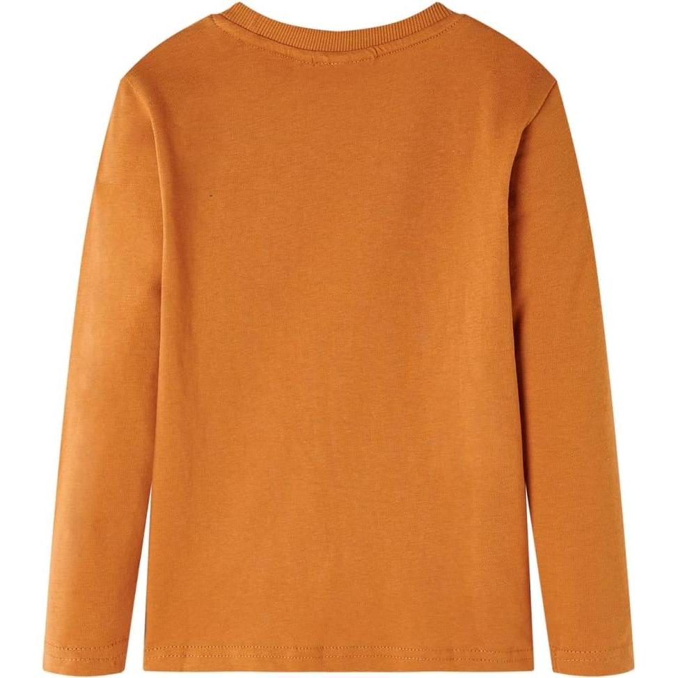 Thumbnail - VidaXL, Unisex, Shirt, Kinder-Langarmshirt Dunkelocker 104,Material: 100, Gelb, (104)