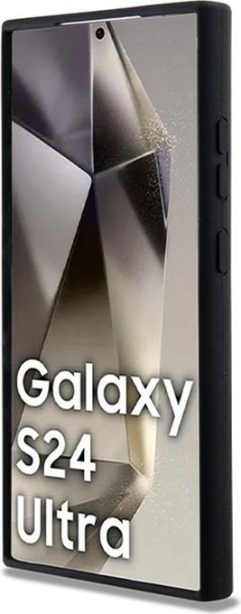Actual product image Mercedes AMG AMHML23SMRK S928 czarny/black hardcase Silicone Carbon Pattern MagSafe (Samsung Galaxy S24 Ultra)