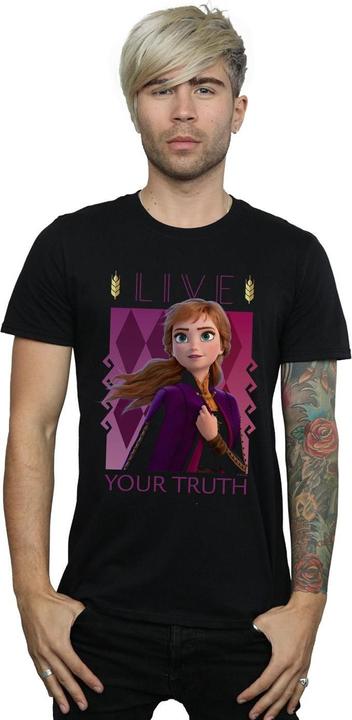 Immagine prodotto Disney Frozen 2 Anna Live Your Truth Maglietta Uomo (4XL)
