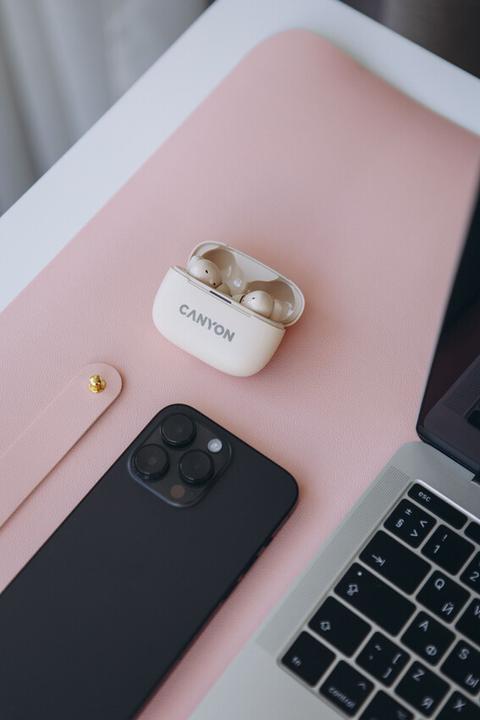 Actual product image Canyon TWS-10, On Go, 10 ANC, True Wireless Bluetooth in-ear headphones, charging station in (ANC, 0.83 h, Wireless)
