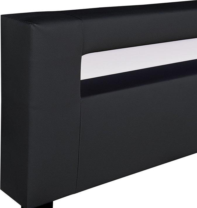 Actual product image Juskys LED upholstered bed Paris (160 x 200 cm)