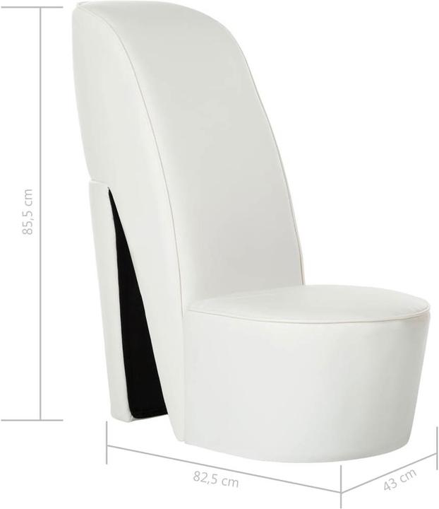 vidaXL Stöckelschuh Stuhl