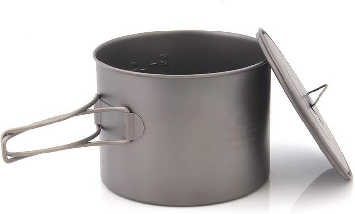 Actual product image Toaks Ultraleichter Titan-Topf mit Deckel